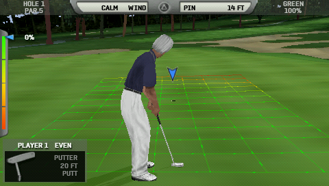 Tiger Woods PGA Tour screenshot 3 for PSP